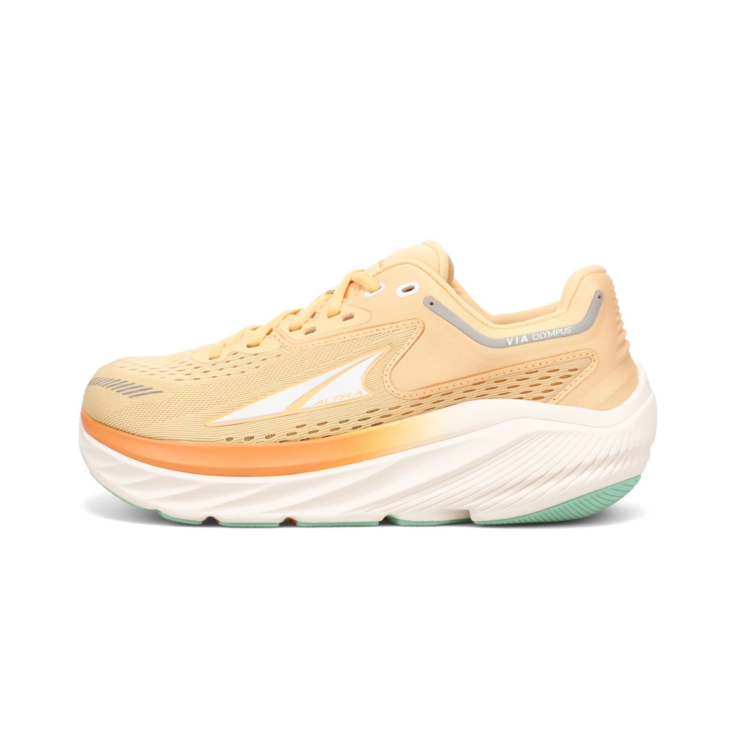 Altra Via Olympus Women's Walking Shoes Green / Orange | South Africa-06972319